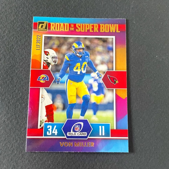 Von Miller: Los Angeles Rams, Linebacker 2022, Road to the Super Bowl #WC-VM - Picture 1 of 2